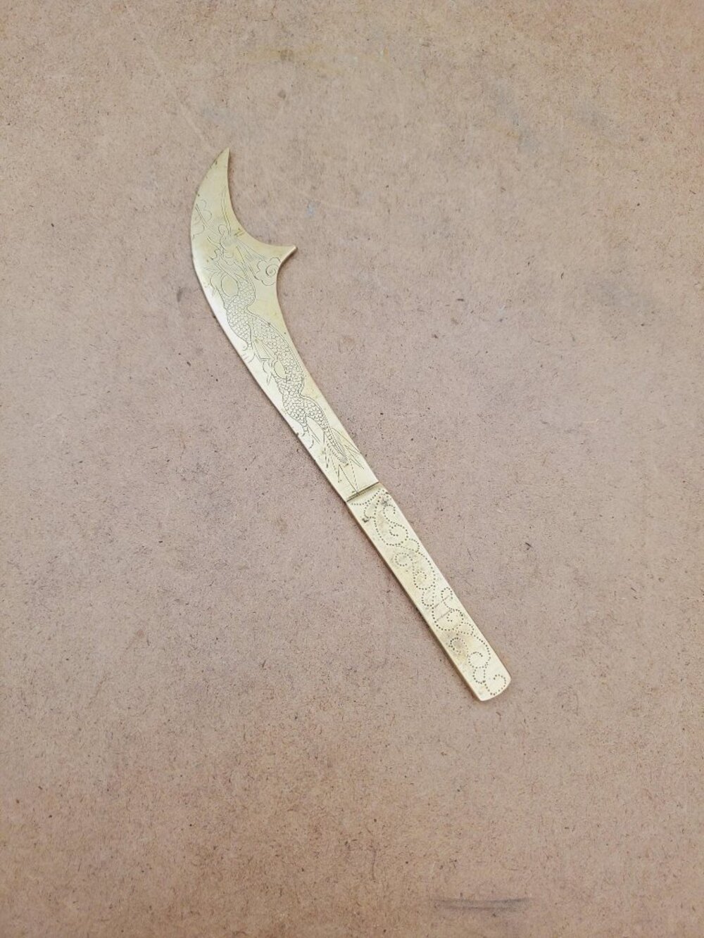 vintage letter opener solid brass Lightweight Envelope Slitter Mail metal Gift